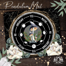 ウッドランドマッシュルーム真菌の森のサイキック振り子 マウスパッド