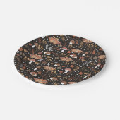 ウッドランドマッシュルーム紙プレート ペーパープレート (アングル)