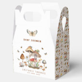 ウッドランドマッシュルーム赤ちゃんシャワーお気に入りボックスとイン フェイバーボックス (オープン)