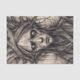 ウッドランドマンフォレストデコページ紙 薄葉紙