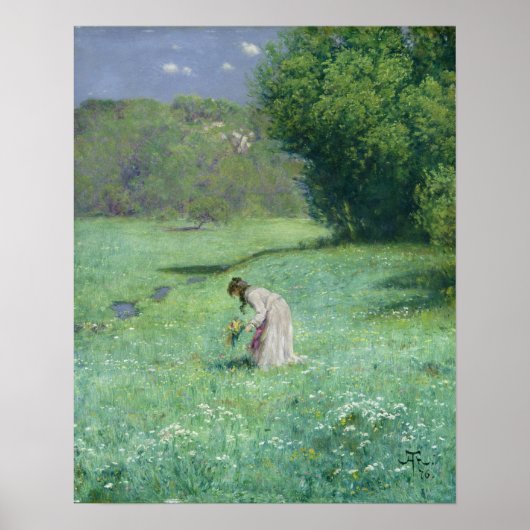 ウッドランドメドウ， 1876 ポスター (正面)