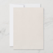 ウッドランドモダンドライブバイベビーシャワー招待状 招待状 (裏面)