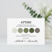 ウッドランドモダンフォレ結婚スの衣装カード カード (スタンド正面)