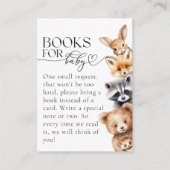 ウッドランドモダン動物赤ちゃんシャワーブック エンクロージャーカード