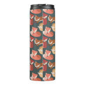 ウッドランドモノグラムのキツネ紅葉秋 タンブラー (裏面)