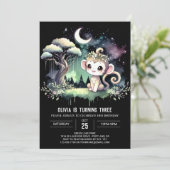 ウッドランドモンキー誕生日 招待状 (スタンド正面)