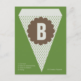 ウッドランドライトバナー ポストカード