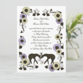 ウッドランドラブサンフラワー結婚ズ 招待状 (スタンド正面)