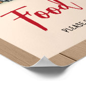 ウッドランドランバージャックベビーシャワーフード ポスター (角)