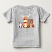 ウッドランドランバージャックワイルドワンシャツ ベビーTシャツ (裏面)