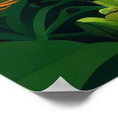 ウッドランドリスのドングリ素晴らしス ポスター (角)