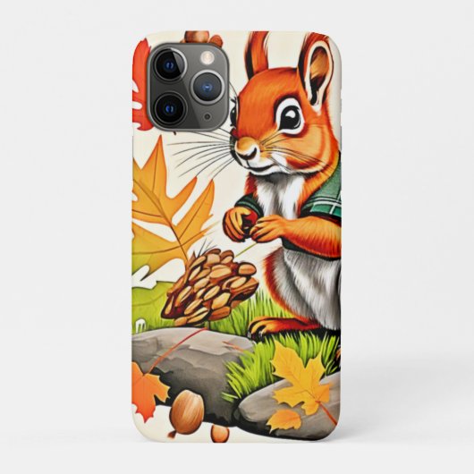 ウッドランドリス表示デザイン Case-Mate iPhoneケース (裏)