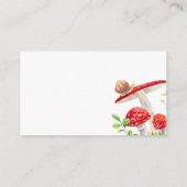 ウッドランドリトルマッシュルームおむつラッフルチケット エンクロージャーカード (裏面)