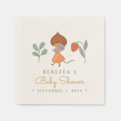 ウッドランドリトルミューズフェイバーバッグ スタンダードカクテルナプキン (正面)