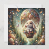 ウッドランドロップイヤーバニーイースターエッグバルーン シーズンカード (正面)