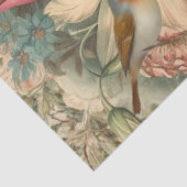 ウッドランドロングリーラビット&コテージコア花模様 薄葉紙 (詳細)