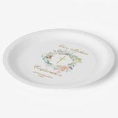 ウッドランドローズガーランドゴールド確認 ペーパープレート (アングル)