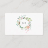 ウッドランドローズグリーンウェディングの詳細 エンクロージャーカード (裏面)