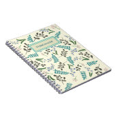 ウッドランドワイルドフラワースパイラルノート ノートブック (右側)