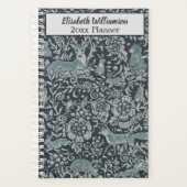 ウッドランドワイルドライフアニマルティール（緑がかった色）カスタマイズキツネディア プランナー手帳 (正面)