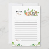 ウッドランドワイルドワンノートタイムカプセルカード サンキューカード (正面)