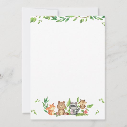 ウッドランドワイルドワンノートタイムカプセルカード サンキューカード (裏面)