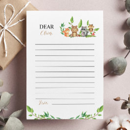 ウッドランドワイルドワンノートタイムカプセルカード サンキューカード