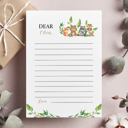 ウッドランドワイルドワンノートタイムカプセルカード サンキューカード