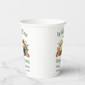 ウッドランドワイルドワンフォトアニマルウォーター誕生日 紙コップ (右)