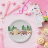 ウッドランドワイルドワン ペーパープレート (パーティー)