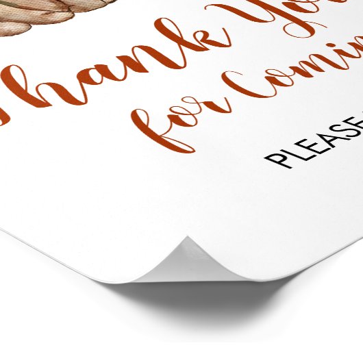 ウッドランドワンハッピーカンパーファースト誕生日サンキューユナイテッド ポスター (角)