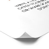 ウッドランドワンハッピーキャンパー誕生日タイムカプセル ポスター (角)