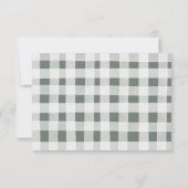 ウッドランドワンハッピーキャンパー誕生日Qr Rsvpカード サンキューカード (裏面)