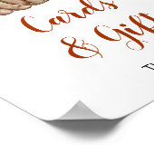 ウッドランドワンハッピーキャンパー1stバースデーカードギフト ポスター (角)