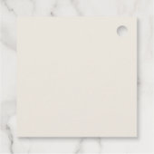 ウッドランドヴィンテージバタフライベビーシャワー フェイバータグ (裏面)