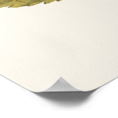 ウッドランドヴィンテージ植物性ベビーシャワーウェルカム ポスター (角)