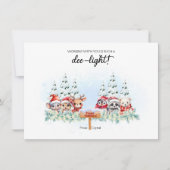 ウッドランド共同労働者ホリデーカード 招待状 (正面)