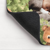 ウッドランド写真最高の新しいパパ マウスパッド (コーナー)