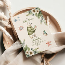 ウッドランド冬のクリスマスベビーシャワー