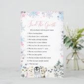 ウッドランド冬の動物のアーティックスがゲストゲームを見つける (スタンド正面)