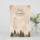 ウッドランド冬の森の言葉のスクランブル (スタンド正面)