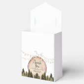 ウッドランド冬の森の赤ちゃんシャワー フェイバーボックス (オープン)