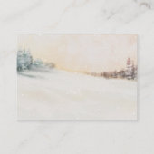 ウッドランド冬の赤ちゃんシャワー予約リクエスト エンクロージャーカード (裏面)