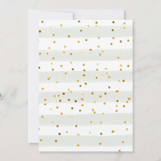 ウッドランド冬の赤ちゃんシャワー森林動物 招待状 (裏面)