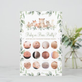 ウッドランド動物おもしろいシャワーベビー又はビアベリーゲーム (スタンド正面)