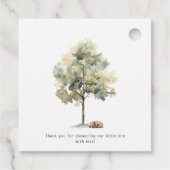 ウッドランド動物お待ちいただきありがとうございます フェイバータグ (裏面)