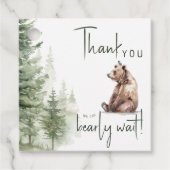 ウッドランド動物お待ちいただきありがとうございます フェイバータグ (正面)