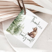 ウッドランド動物お待ちいただきありがとうございます フェイバータグ