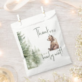 ウッドランド動物お待ちいただきありがとうございます フェイバーバッグ (クリップ留めされた状態)