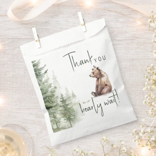 ウッドランド動物お待ちいただきありがとうございます フェイバーバッグ (クリップ留めされた状態)